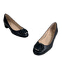 French Sole NY Womens Black Leather Henny Blocked Heel Pumps Sz 6B - New