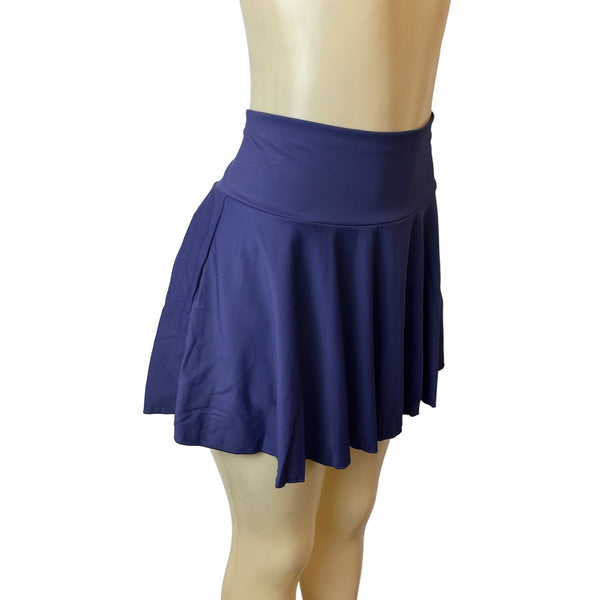 Halara Women's Blue High Rise Girdle Sports Exercise Mini Skirt Size XL - New