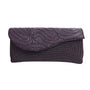 Unbranded Women's Purple Beaded Evening Clutch Sz M