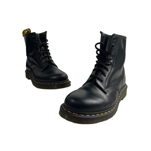 Dr Martens Men' s Black Leather Air Cushion Boots Sz 8M