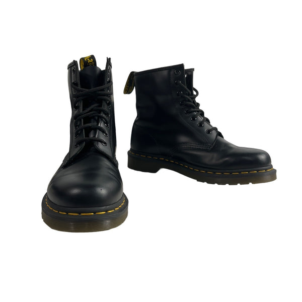 Dr Martens Men' s Black Leather Air Cushion Boots Sz 8M