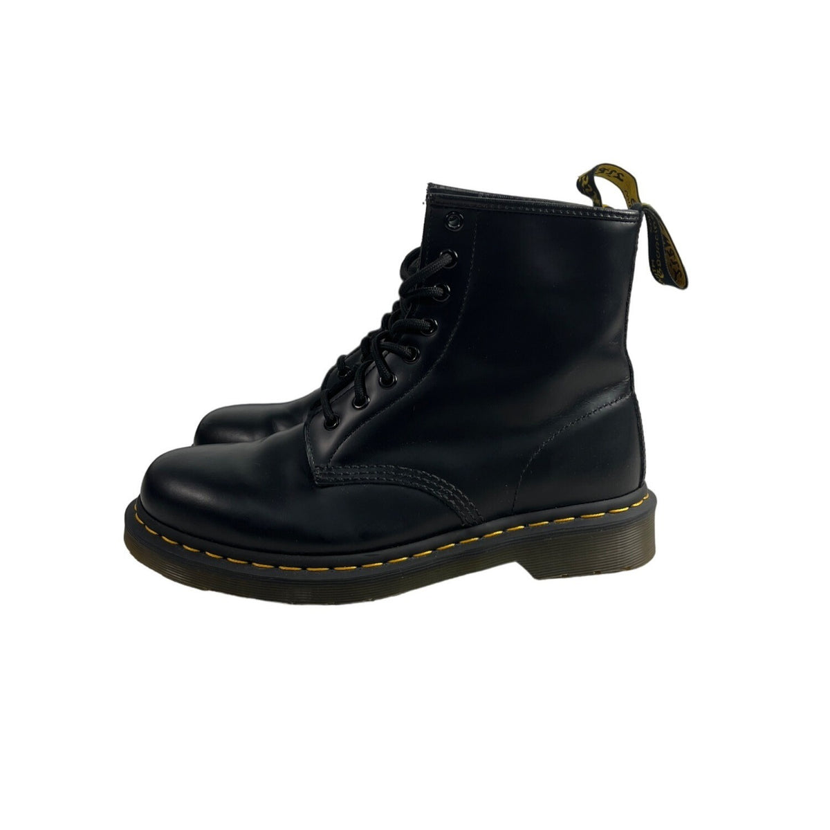 Dr Martens Men' s Black Leather Air Cushion Boots Sz 8M