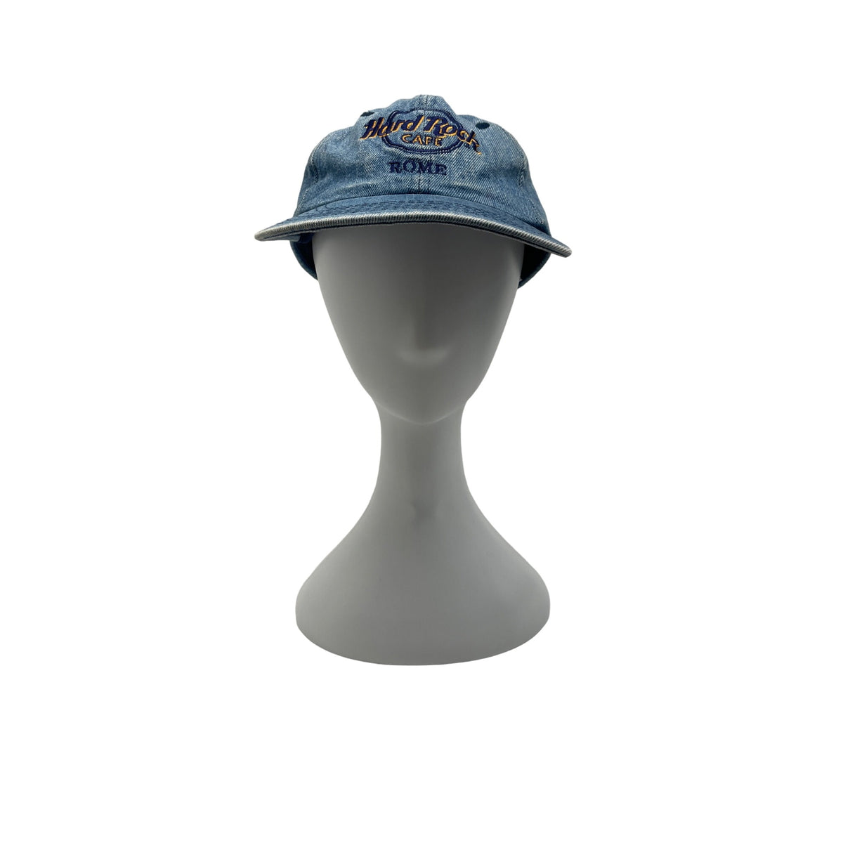 Hard Rock Cafe Rome Denim Adjustable Strapback Cap