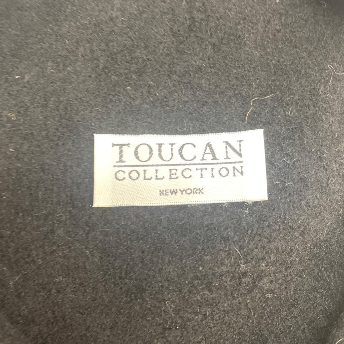 Toucan Colection Unisex Black Wool French Beret - One Size