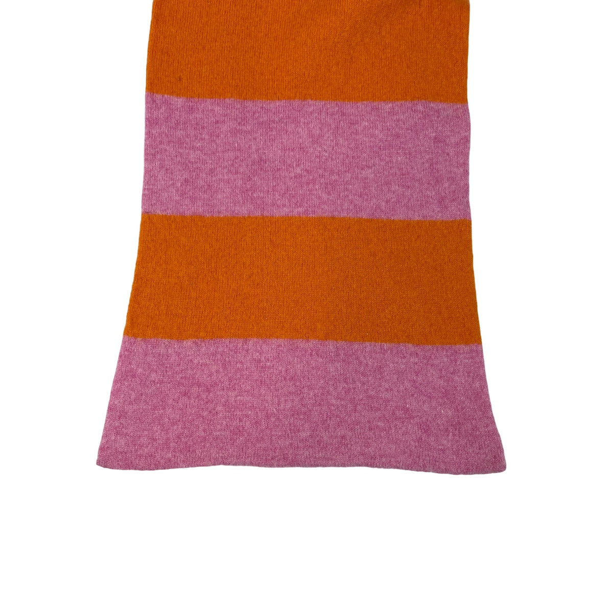 J. Crew Pink and Orange Coloblock Women's Scarf One Size