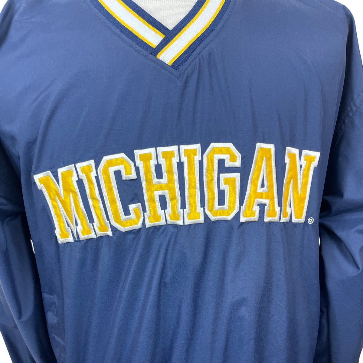 Pro Players Men's Blue Michigan Sweatshirt Sz L