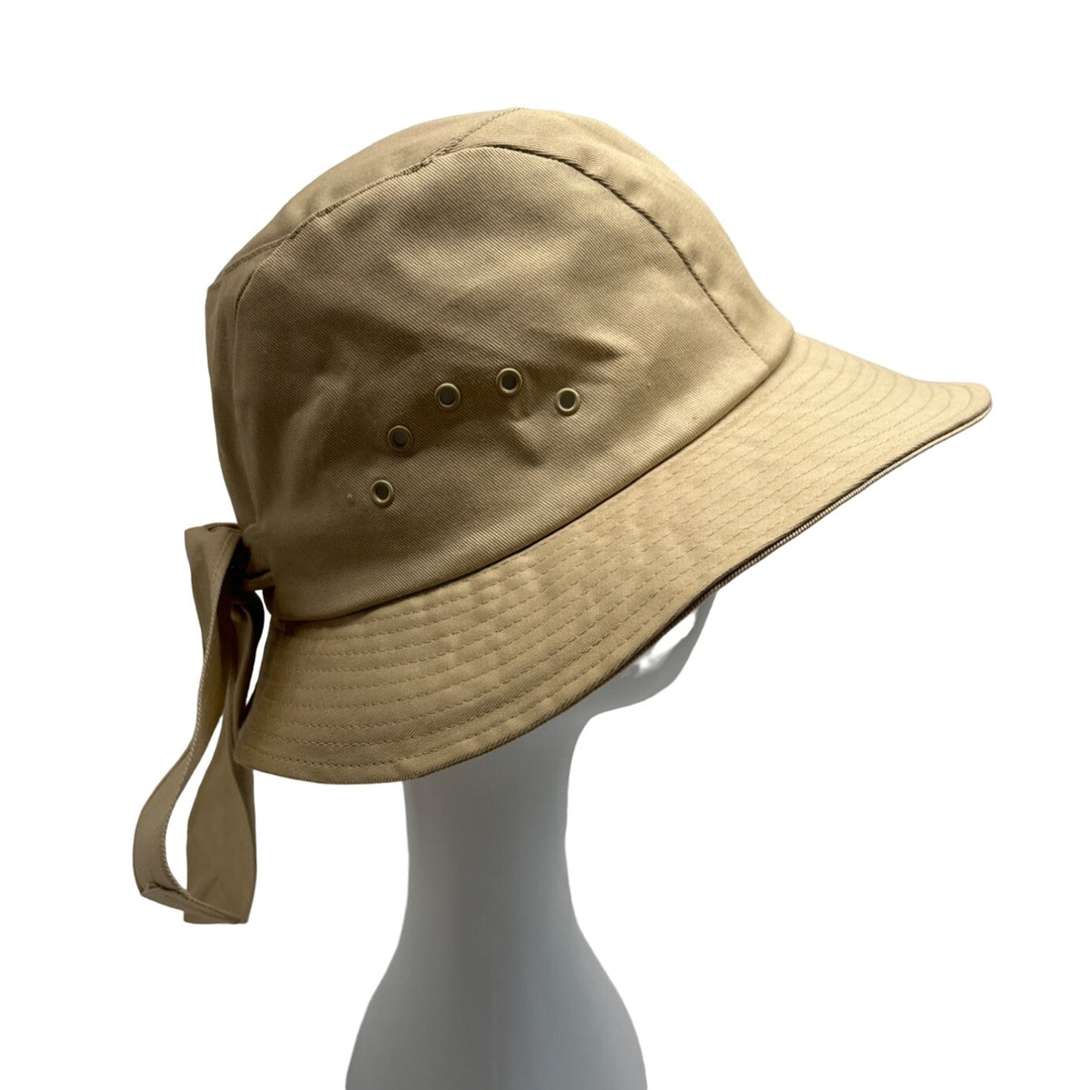 Betmar Women's Beige Tied Back Sun Hat