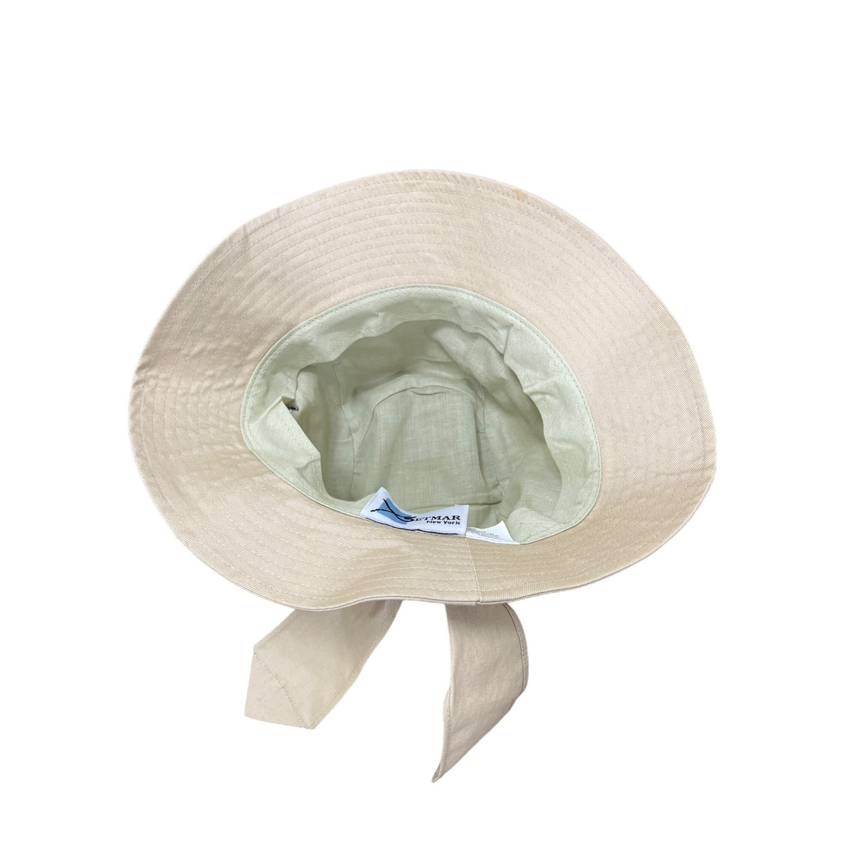 Betmar Women's Beige Tied Back Sun Hat