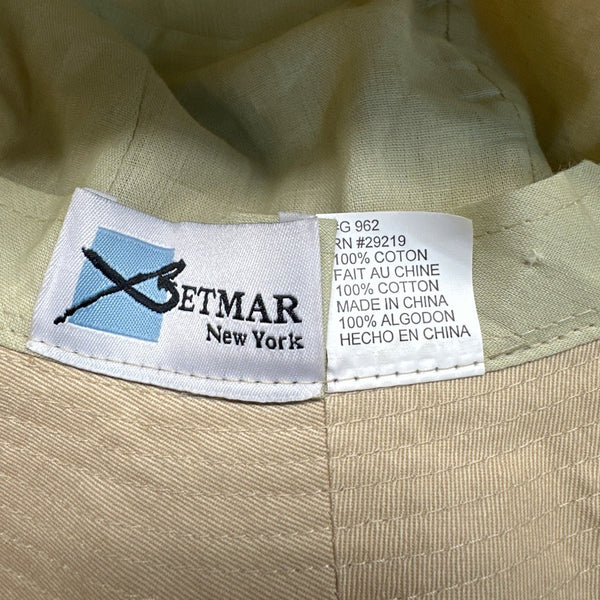 Betmar Women's Beige Tied Back Sun Hat