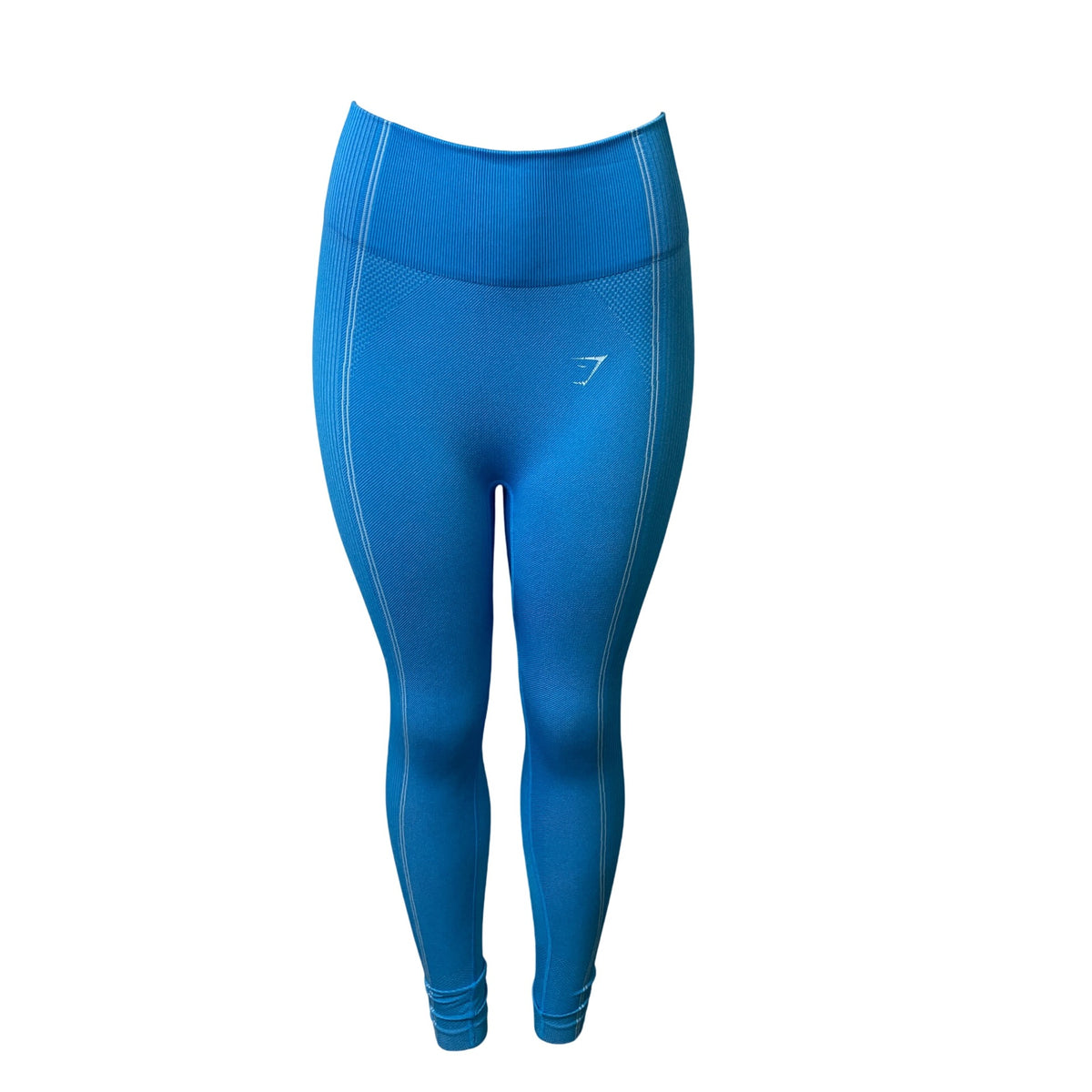 Gymshark Womens Blue High-Waisted Seamless Leggings S/M