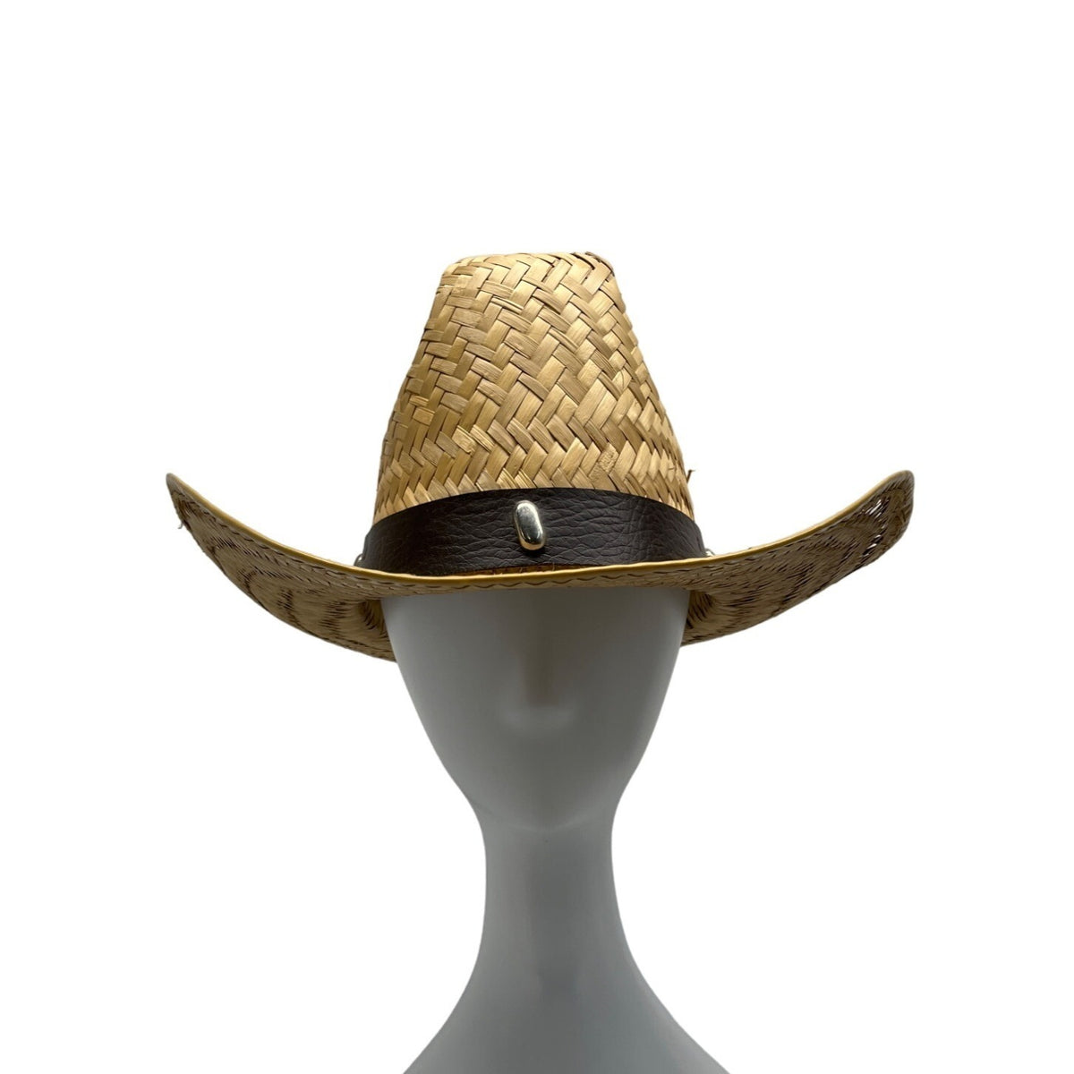 Men's Beige Southern Straw Cowboy Hat