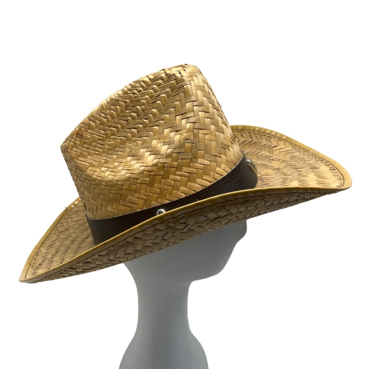 Men's Beige Southern Straw Cowboy Hat