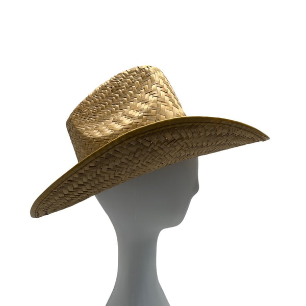 Men's Beige Southern Straw Cowboy Hat