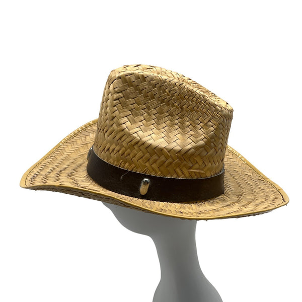 Men's Beige Southern Straw Cowboy Hat