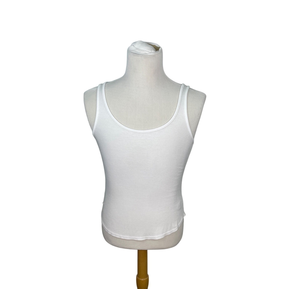 Splendid Women's White Ribbed Tank Top Sz S - New