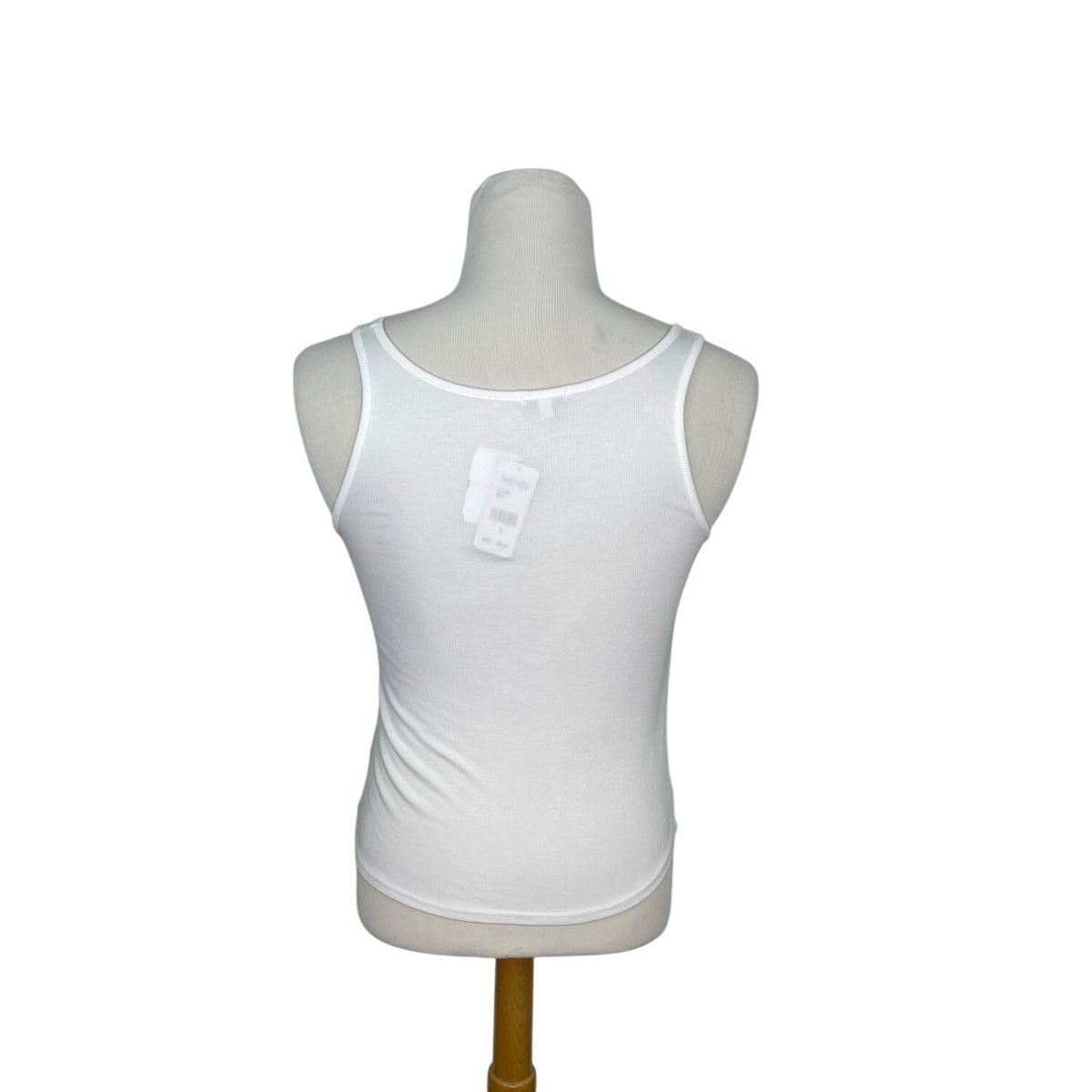 Splendid Women's White Ribbed Tank Top Sz S - New