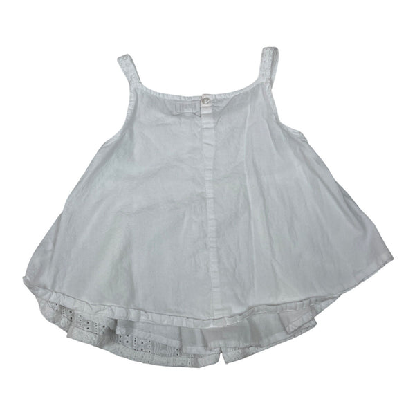 BCBGirls White Eyelet Ruffle Dress Size 5 months