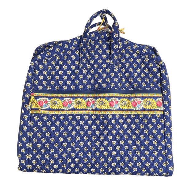 Vera Bradley Women's Maison Blue Floral Garment Bag Sz L