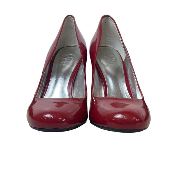 Jessica Simpson Women's Cherry Red Round Toe Heels Sz 8W