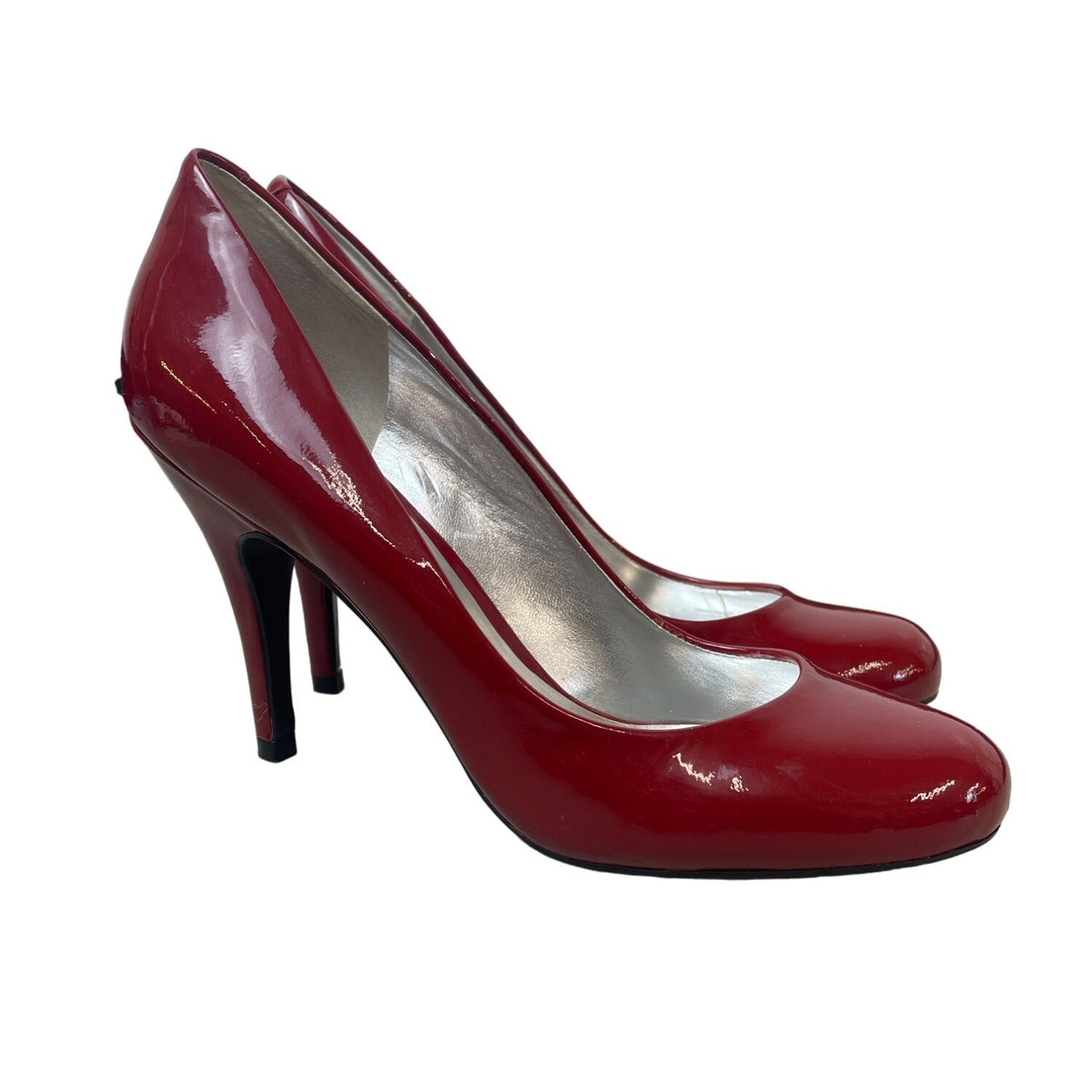 Jessica Simpson Women's Cherry Red Round Toe Heels Sz 8W