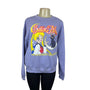 Sailor Moon Women's Purple Long Sleeve Crew Neck Sweatshirt Sz M