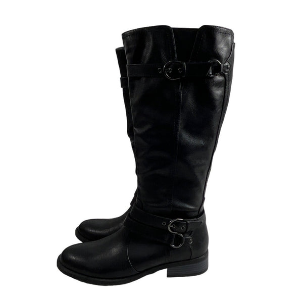 White Mountain Women's Black Loyal Knee High Boots Sz 9.5 - NWOB