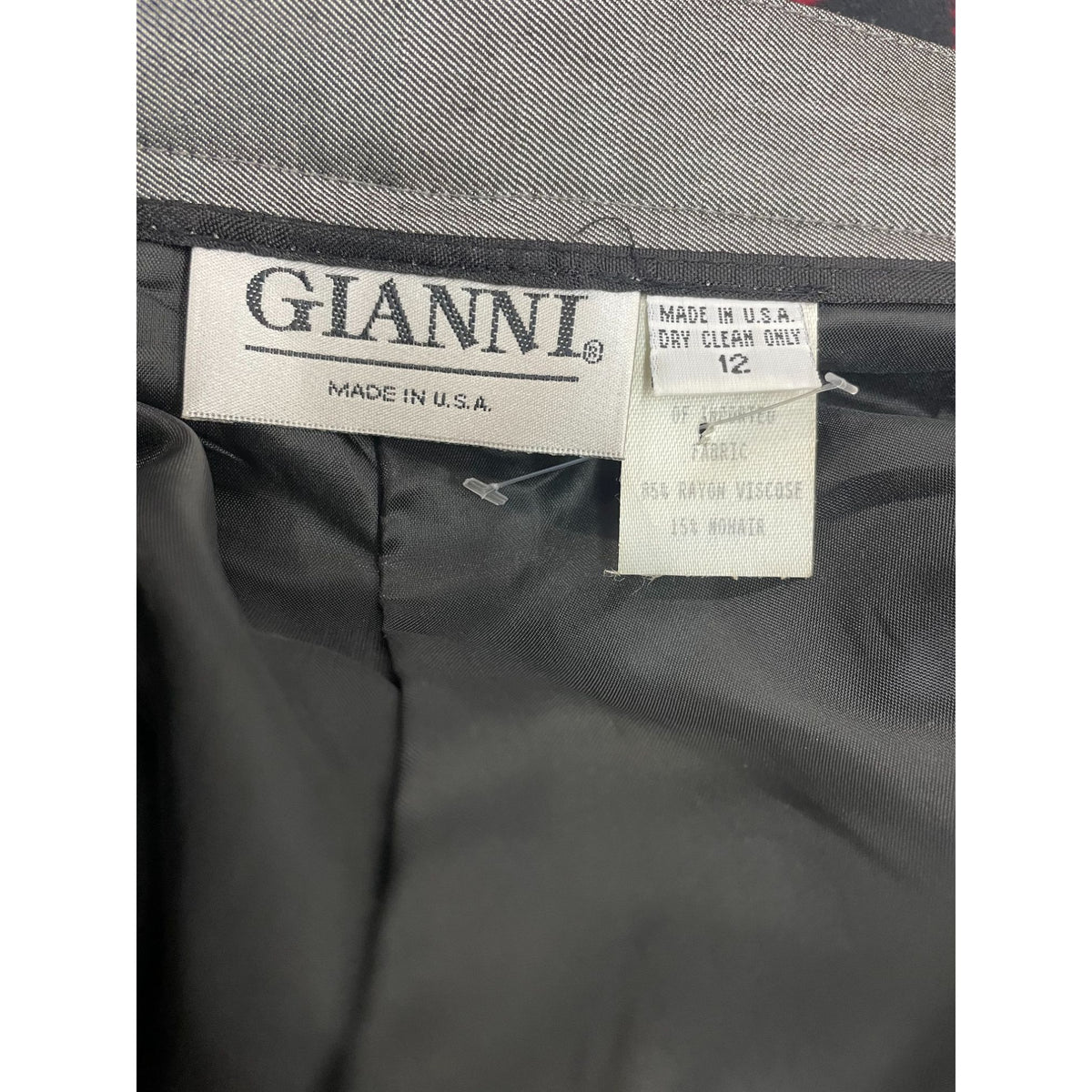 Gianni Women's Silver Pleated Dress Pants Sz 12 (EUR 42) - NWT