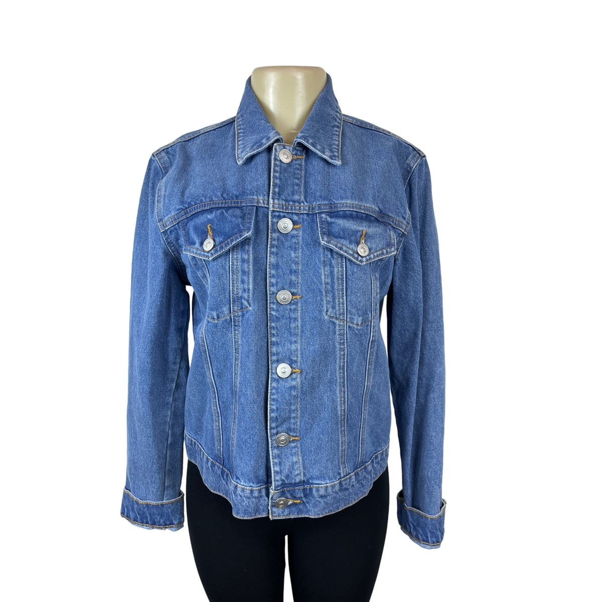 Hudson Women's Blue Denim Jacket Sz L/XL