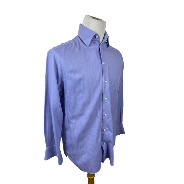 Armani Collezioni Men's Blue Button Up Long Sleeve Dress Shirt Sz 39/15 1/2