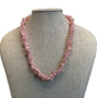 Chunky Baby Pink Puka Sea Shell Necklace - 22in