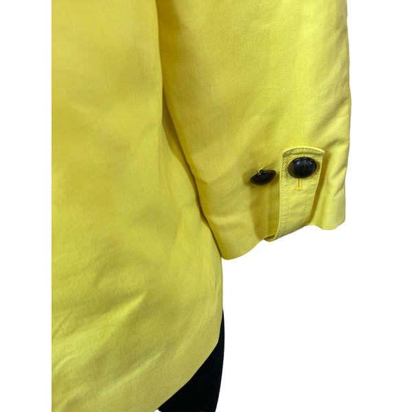 Talbots Vintage Women's Yellow 3 Front Button Jacket Sz 12