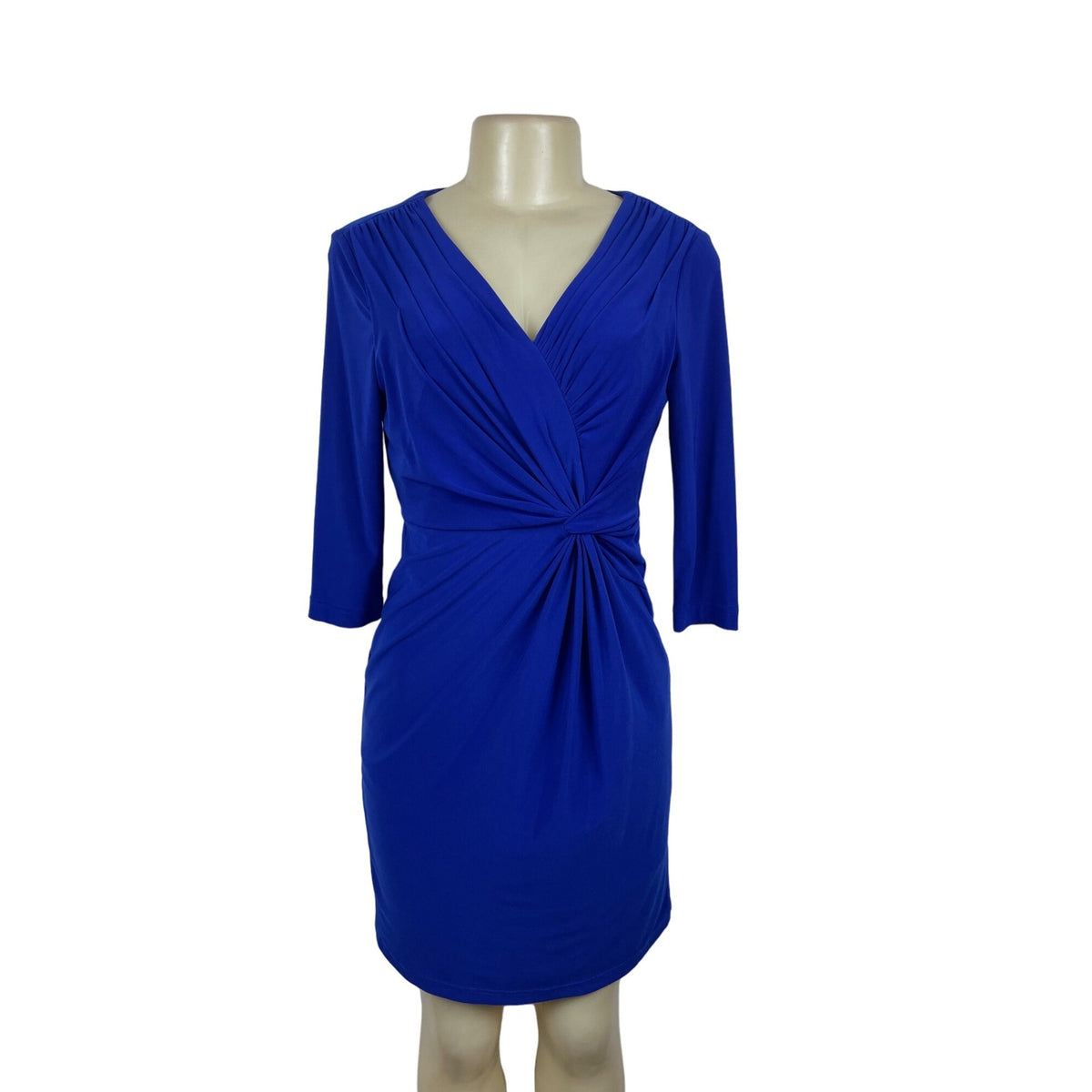 Adrianna Papell Women's Blue Dress Sz 8P (EUR 40)