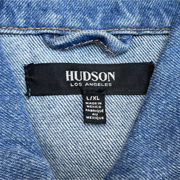 Hudson Women's Blue Denim Jacket Sz L/XL