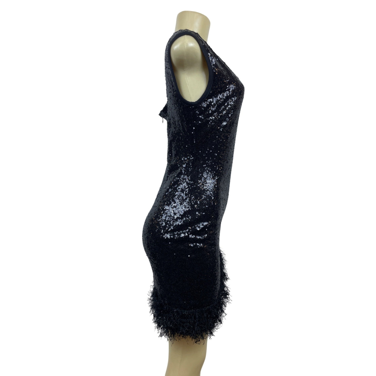 Venus Women’s Black Bodycon Sequin Dress Sz S - NWT