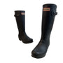 Hunter Women's Black  Original Tall Adjustable Rain Boots Sz 6G