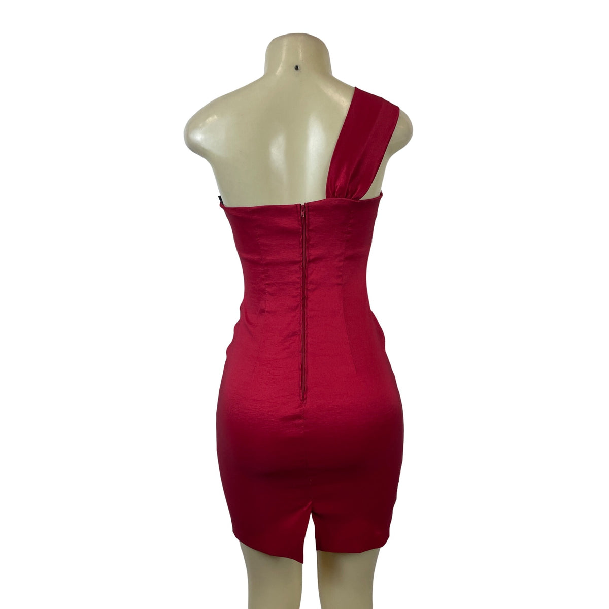 Eureka Women's Red One Sholder Bodycon Dress Sz XS