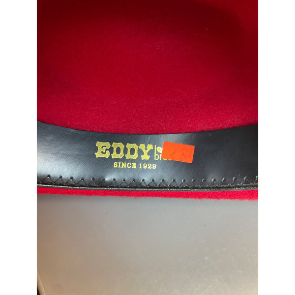 Eddy Bros Ranger Red Cowboy Hat Wool Felt Western Style