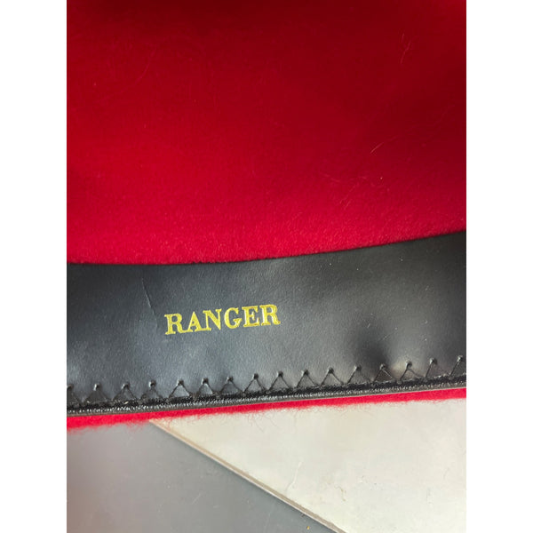 Eddy Bros Ranger Red Cowboy Hat Wool Felt Western Style