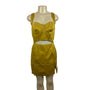 Asos Design Women's Haltered Mini Skirt Yellow Dress Sz 8 - NWT