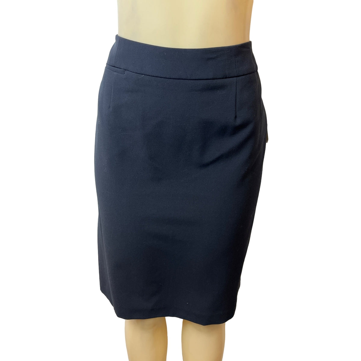 Calvin Klein Women's Navy Blue Pencil Skirt Sz 14 (EUR 44) - New