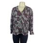 Joie Womens Multicolor Floral Print V-Neck Blouse Sz S - New