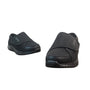 Gmedomm Mens Black Wide Width Elderly Walking Shoes Size 10 - New