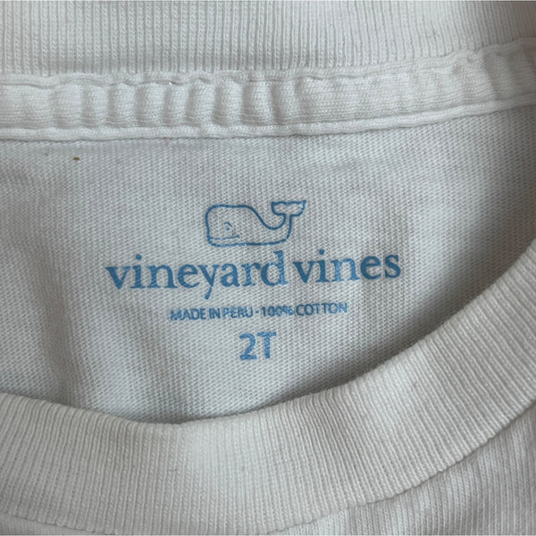 Vineyard Vines Toddler Boys White Whale Logo Long Sleeve T-Shirt 2T