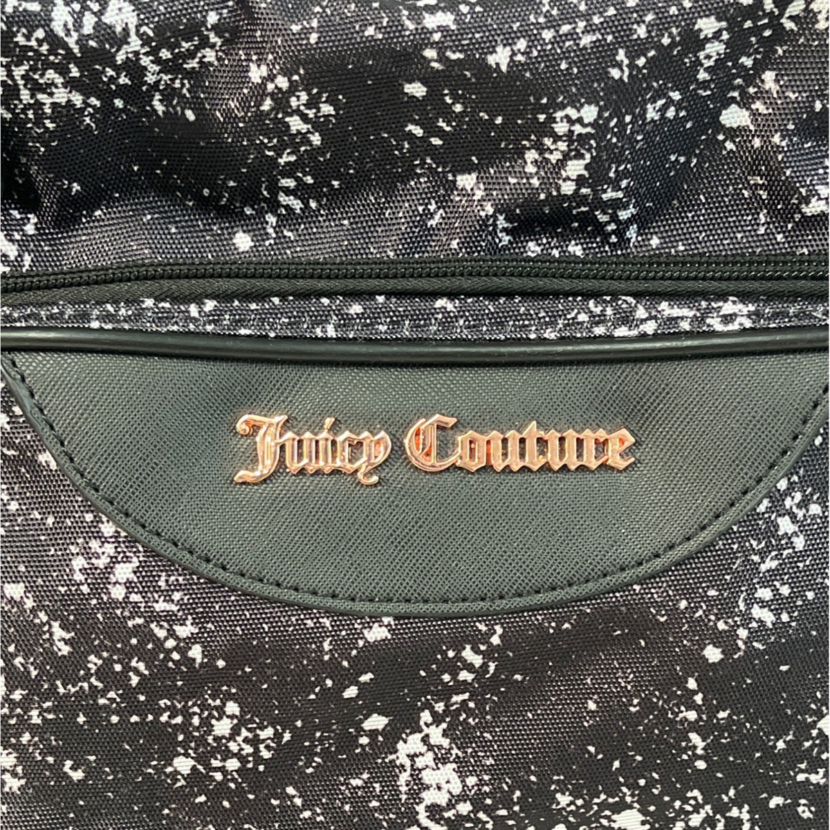 Juicy Couture Women’s Deep Purple Marble Print Rolling Duffel Bag Sz L