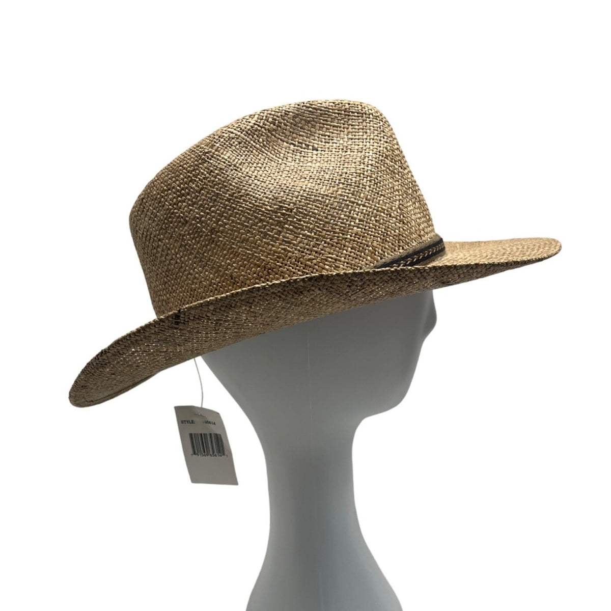 Country Gentleman Men's Beige Straw Hat SZ L - NWT