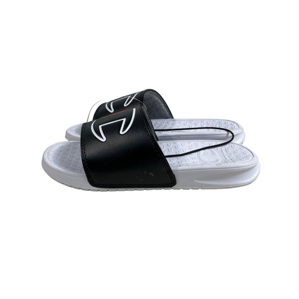 Champion Super Slide CB Sandals Black White Preschool Sz 3