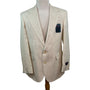 Haggar Gentlemans Fit Beige Linen Blend Blazer Jacket