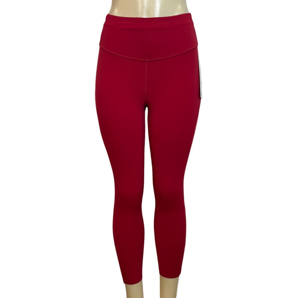 Lululemon Womens Red High-Rise Stretch Leggings Size 6 - NEW