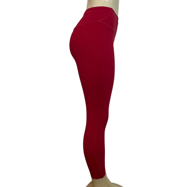 Lululemon Womens Red High-Rise Stretch Leggings Size 6 - NEW