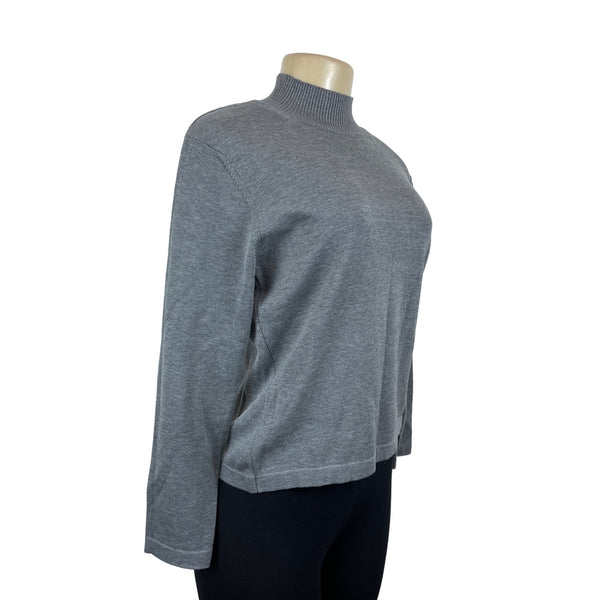 Talbots Women's Grey Turtle Neck Long Sleeve Sweater Sz S - NWT